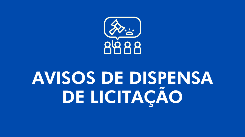 Avisos de Dispensa de Licitação